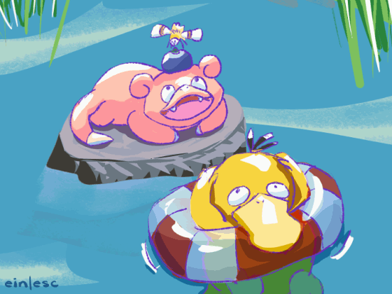 Slowpoke and Psyduck